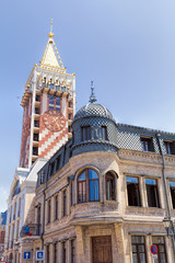 Clock Tower in the center of Batumi. Clock Tower is located on Piazza Square 