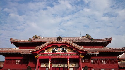 Naklejka premium 首里城