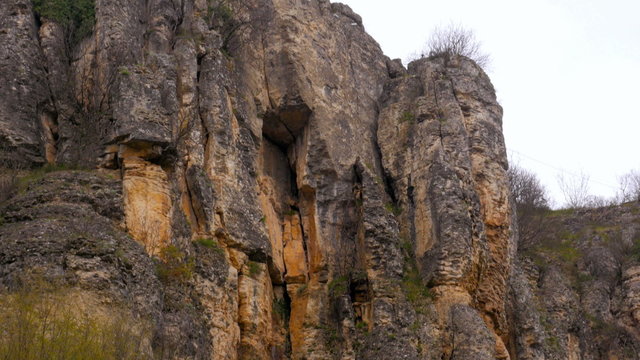 View of crystal terrace at incekaya canyon, safranbolu, turkey,