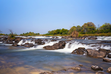 Famous Popa falls in Caprivi, North Namibia