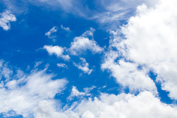 Obraz premium colorful dramatic sky with cloud at sunset