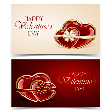 Two Valentines cards