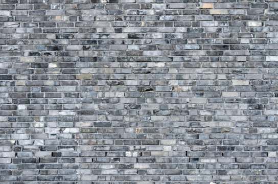 Fototapeta Repeating grey brick wall background