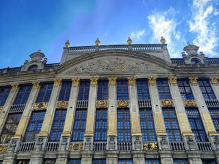 classic house on the great place in Brussels