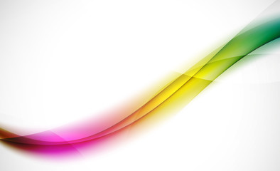 Colorful wave line, abstract background with light and shadow effects