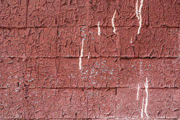 chipped paint on old concrete wall texture background