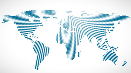 planisphère bleu © M.studio