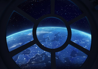 Space station porthole © Mopic