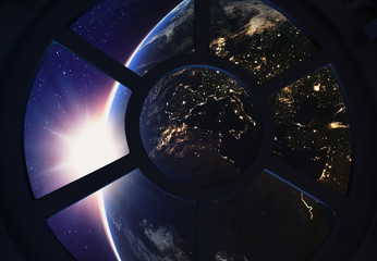 Space station porthole