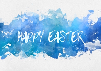 Happy Easter greeting card design