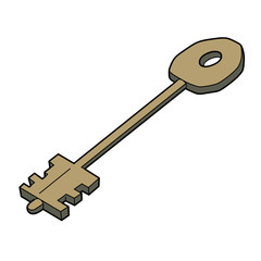 This is an illustration of a key