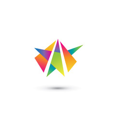 Abstract Shape Poly Logo