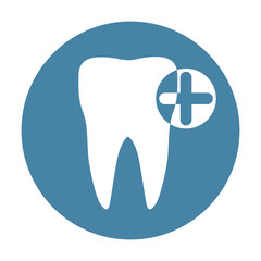 Tooth Icon Symbol Vector Illustration