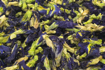 butterfly pea dry texture background