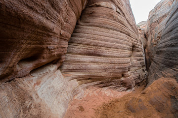 Wave rock valley, all the mountain are like wave  in a national park in China