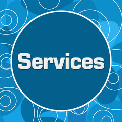 Services Random Blue Rings Circle 