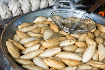 Fried fish ball ( Thai food )