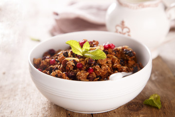 Homemade granola
