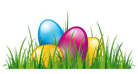 Ostereier Im Osternest