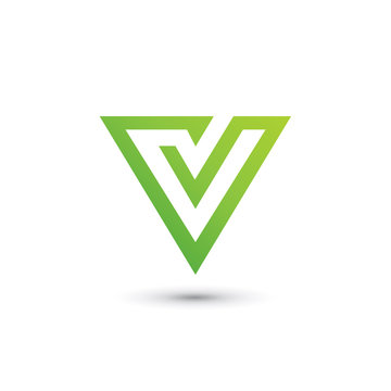 V Green Logo