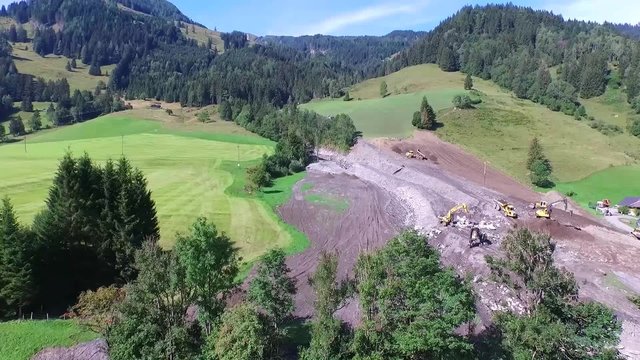 Murenabgang in &Ouml;sterreich: Rauris &Ouml;sterreich, Europa
