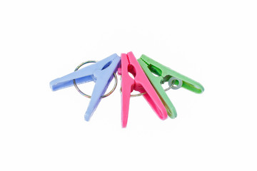 The plastic clothespin