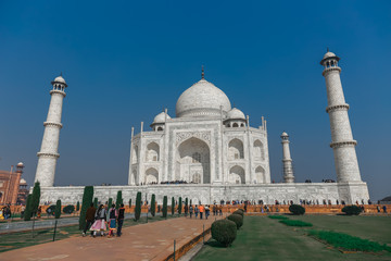 Fototapeta na wymiar Taj Mahal Agra, India