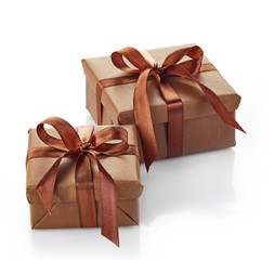 Gift boxes isolated