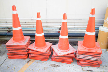 traffic cones blocking a parking space prohibit all kinds.