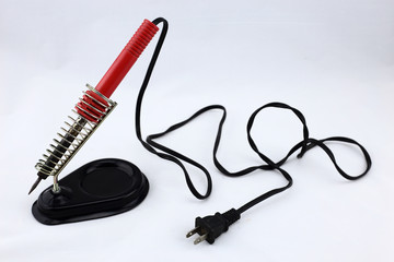 Soldering iron handle red cycle repair it