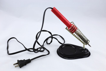 Soldering iron handle red cycle repair it