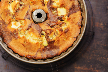 Rührkuchen von oben