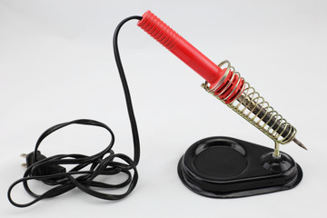 Soldering iron handle red cycle repair it