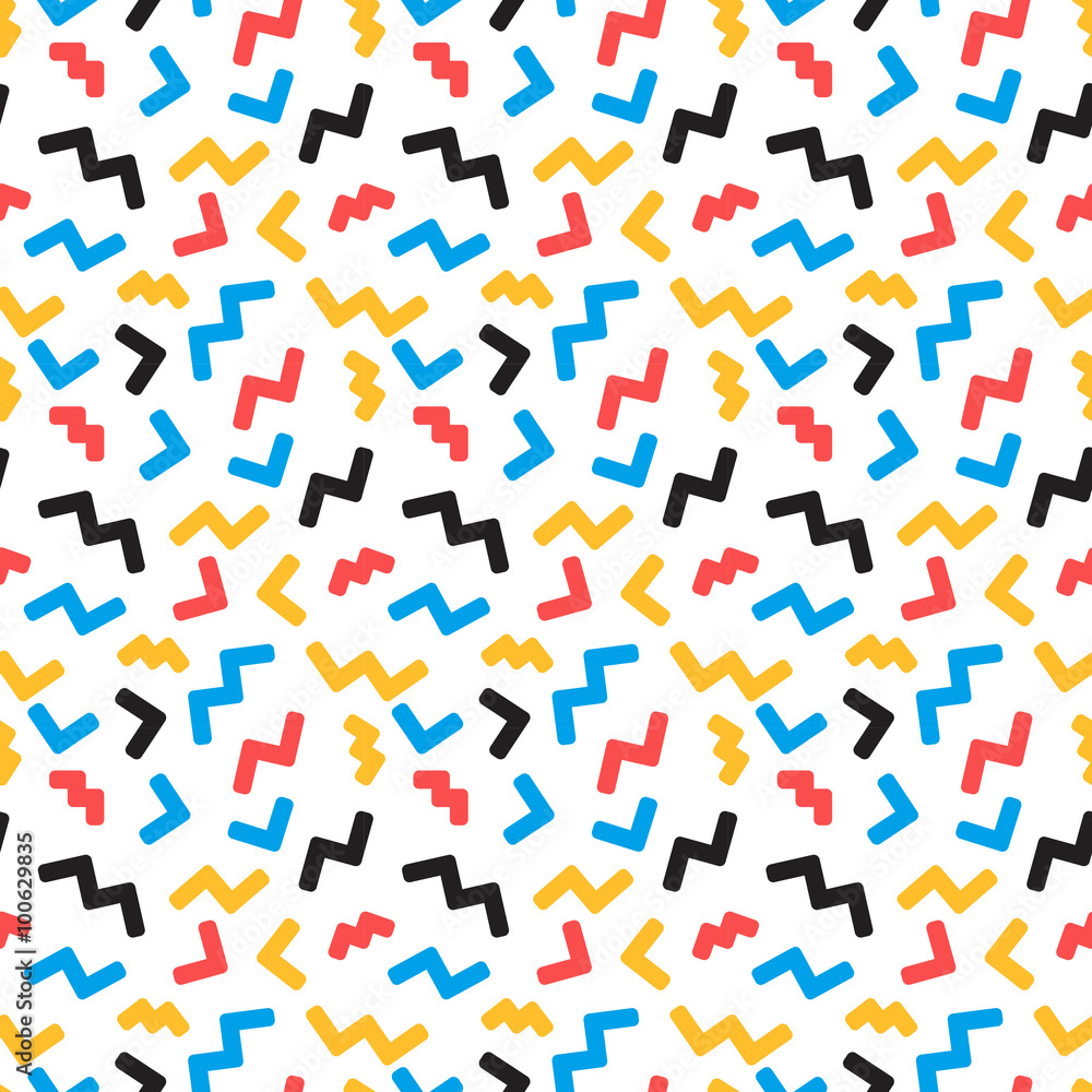 Poster vector abstract seamless patern in trendy style