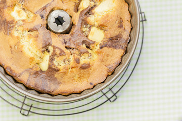 Rührkuchen von oben