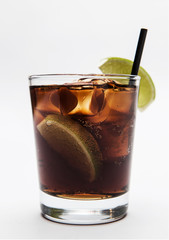 glass of cuba libre