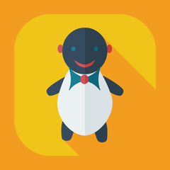 Flat modern design with shadow icons children