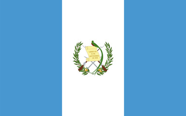 Obraz premium Standard Proportions for Guatemala Flag
