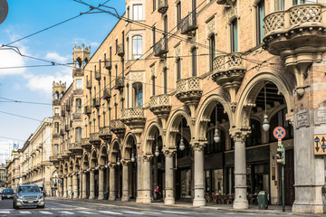 Houses in Turin, Italy