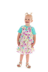 Toddler girl in summer dress