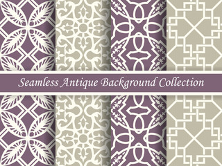 Antique seamless background collection_55