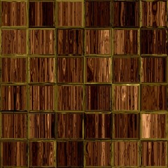 Wood texture - decorative squares pattern 