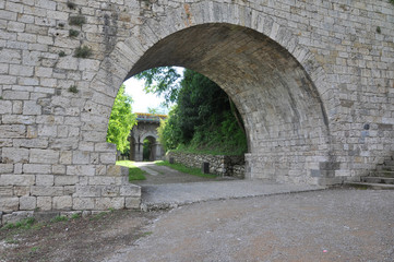 Fototapeta na wymiar Arch and bridge