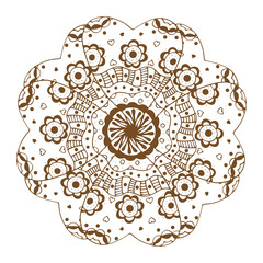 floral ornament Mandala