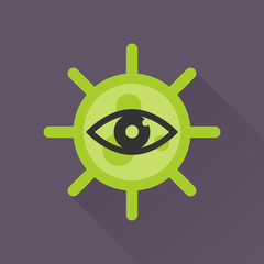 Obraz premium Virus & icon