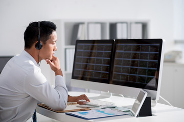 Concentrated on financial data