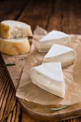 Pieces of Camembert