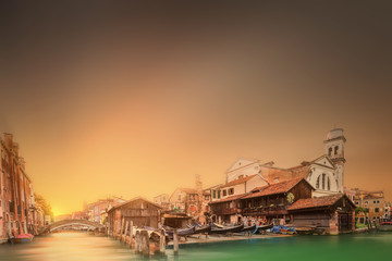 Naklejka premium Beautiful view of the Grand Canal in Venice