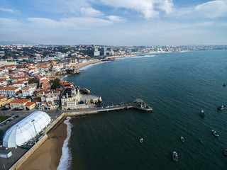 Aerial View of Cascais, Portugal