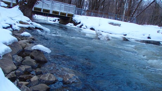 rivi&egrave;re en hiver